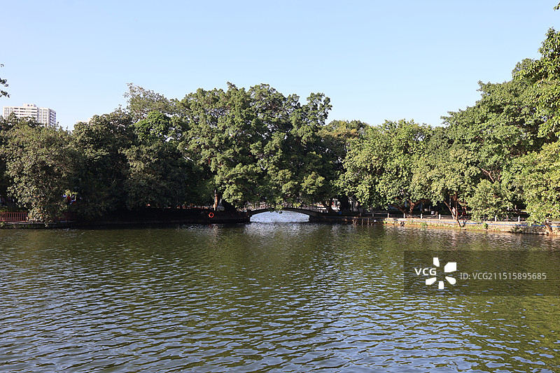 广州永庆坊荔枝湾河图片素材