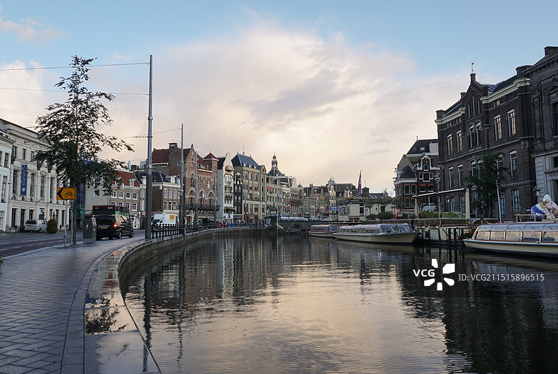 阿姆斯特丹运河图片素材