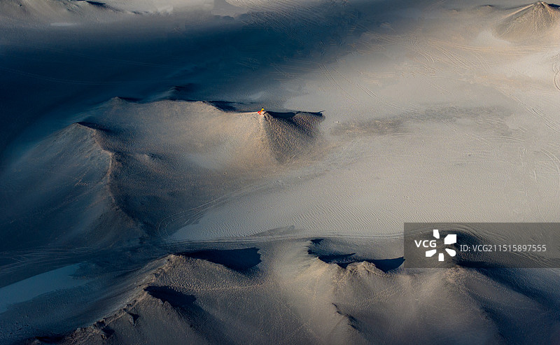 青海海西茫崖冷湖黑独山景色图片素材
