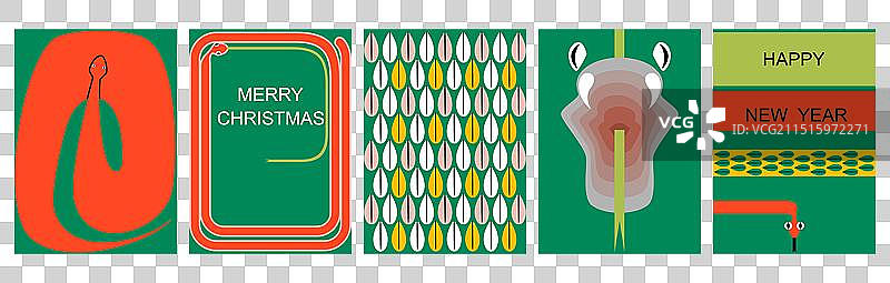 蛇抽象海报图片素材