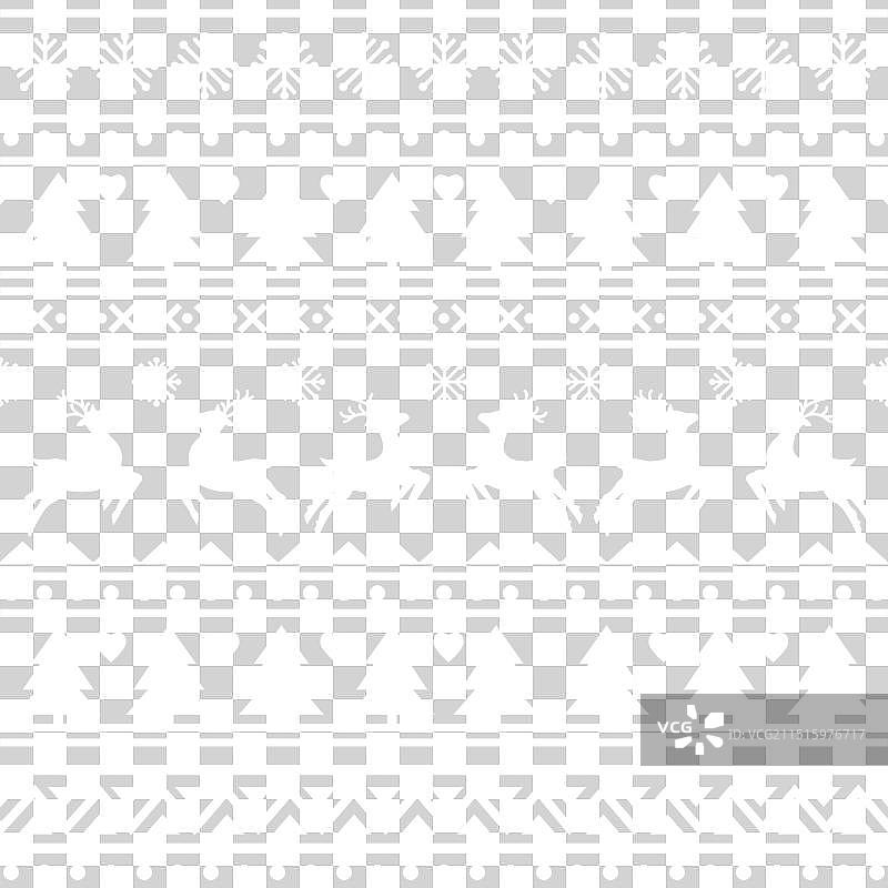圣诞节斯堪的纳维亚无缝图案图片素材