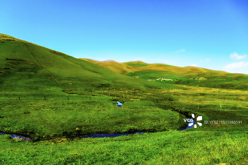 亚洲中国云南会泽大海草山景观图片素材