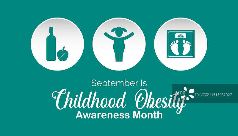 全国儿童肥胖意识月图片素材