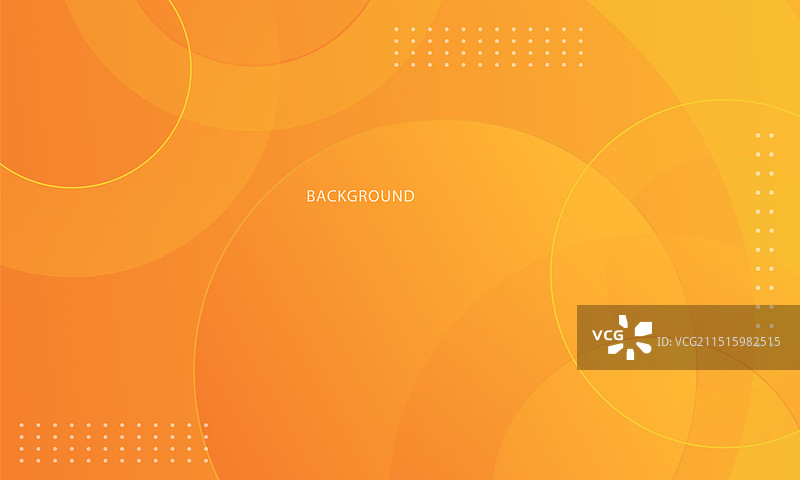 具有圆形形状的抽象橙色背景图片素材