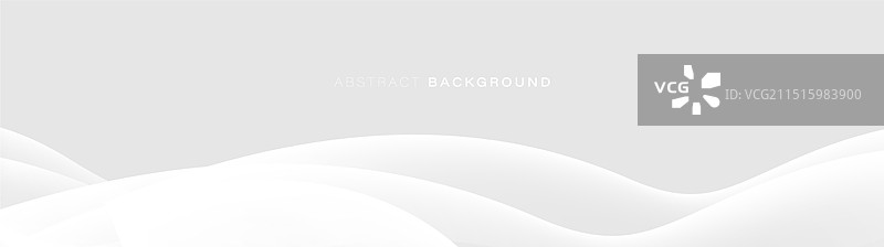 白色波浪极简干净的抽象背景图片素材