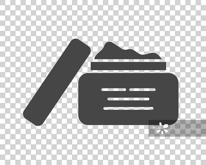 美容化妆品和护理瓶黑色图标图片素材