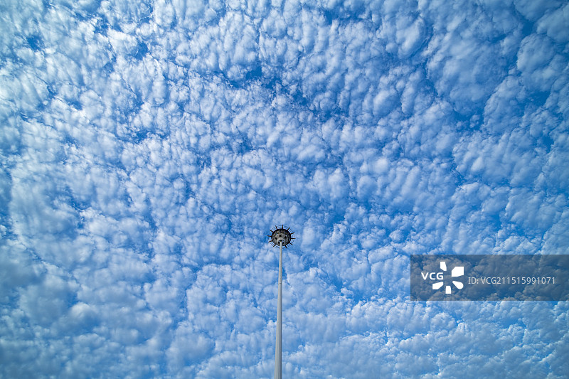 鱼鳞云图片素材