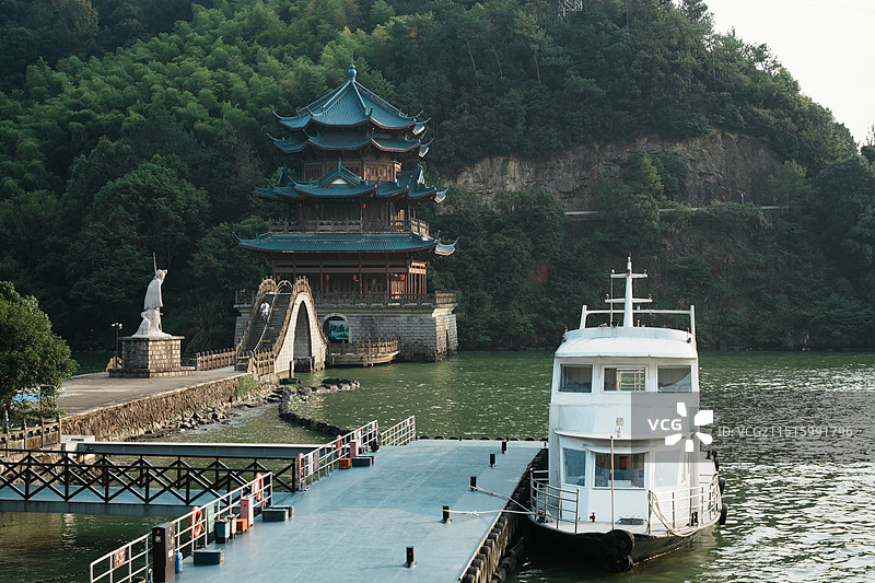 杭州桐庐县严子陵钓台景区图片素材