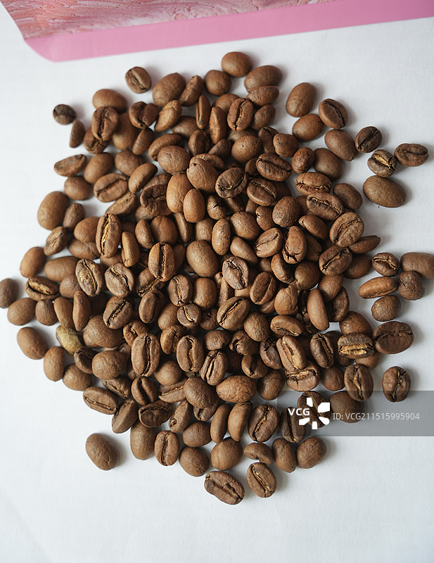 日晒咖啡豆，埃塞俄比亚guji产区，花魁，浅度烘焙图片素材