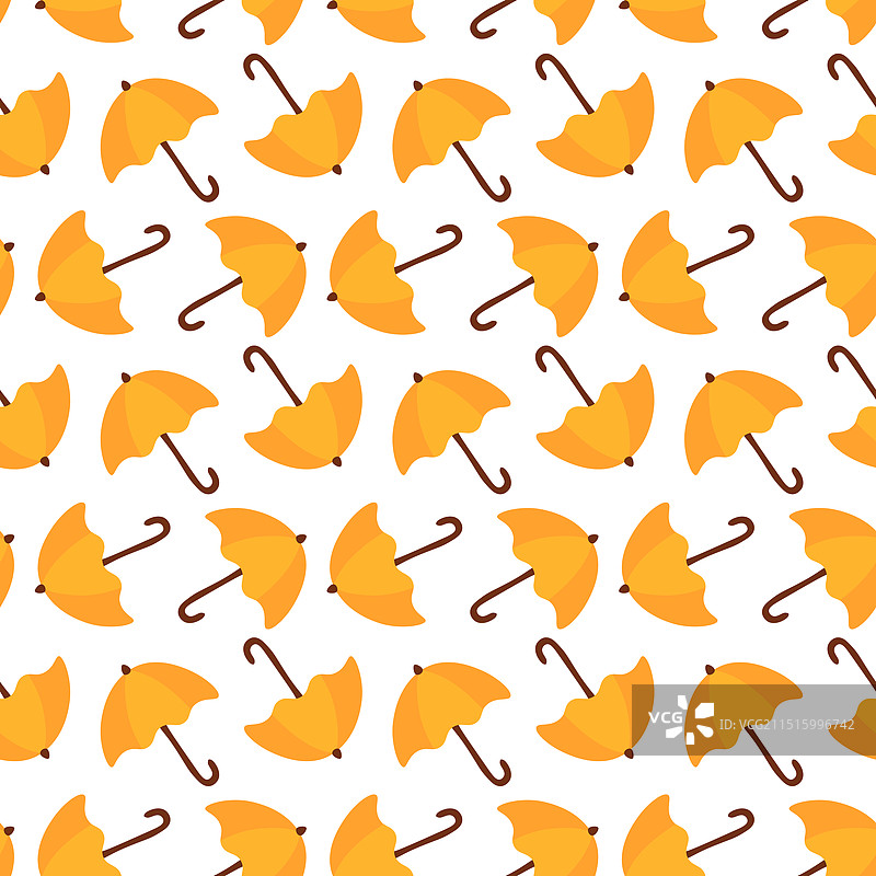 秋季无缝图案，雨伞图片素材
