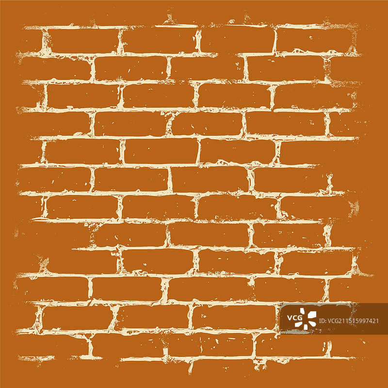 暖棕色和奶油色的纹理砖墙图片素材