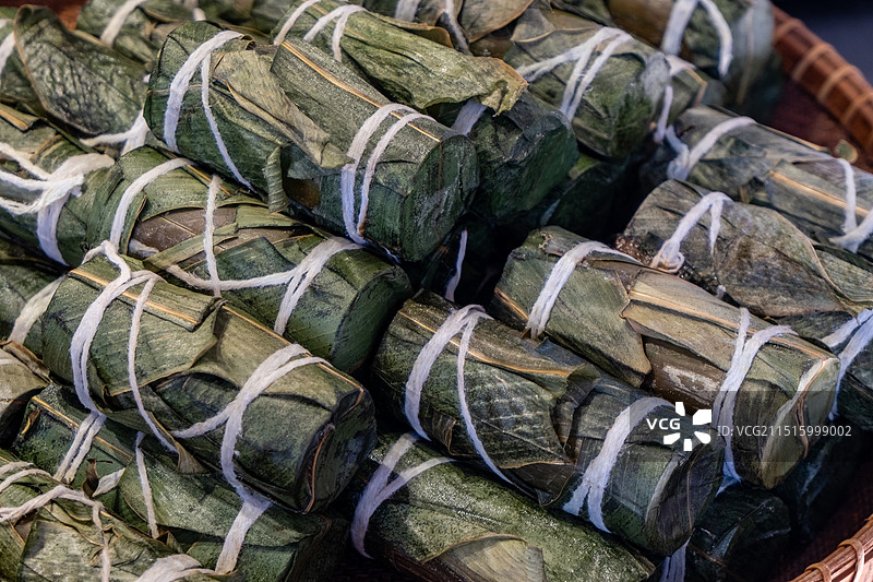 重庆市美食小吃，粽子，糯米，黄粑，中餐图片素材