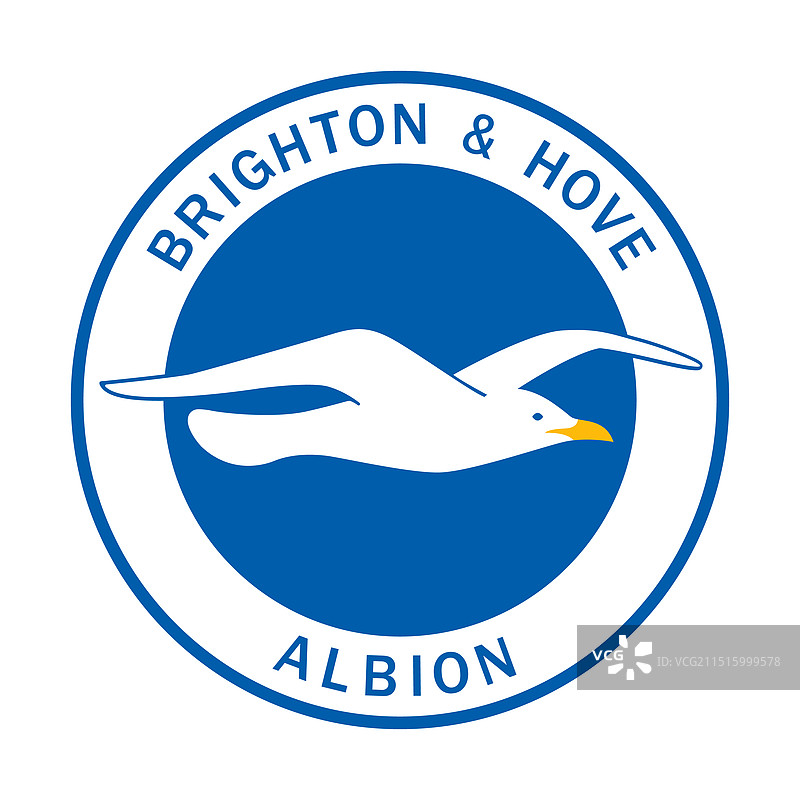 布莱顿足球俱乐部标志图片素材