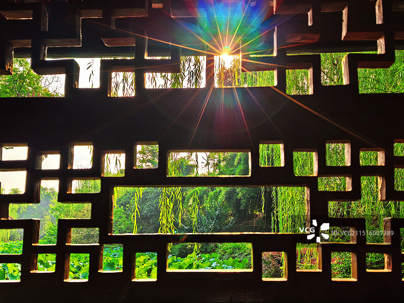 成都宝光桂湖文化旅游区图片素材