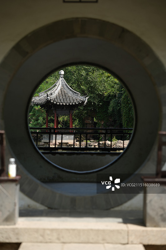 南通如皋古城水绘园风景区图片素材