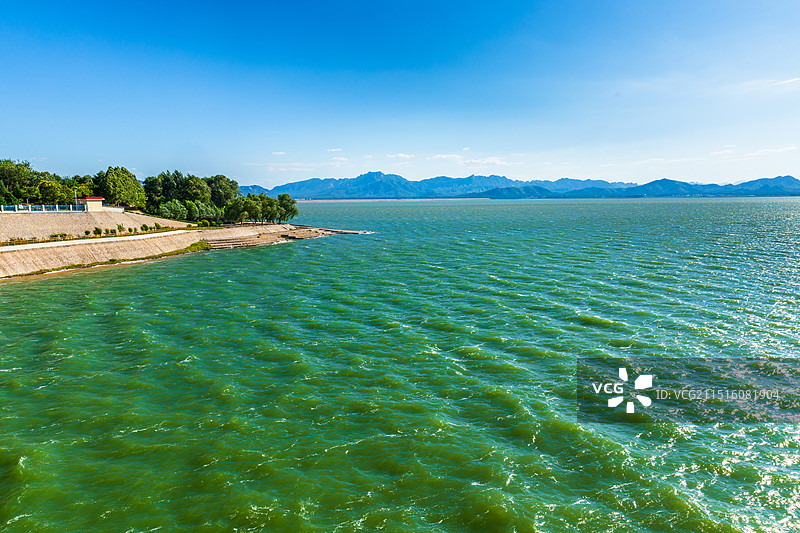 黄壁庄水库中山湖风景区风光图片素材