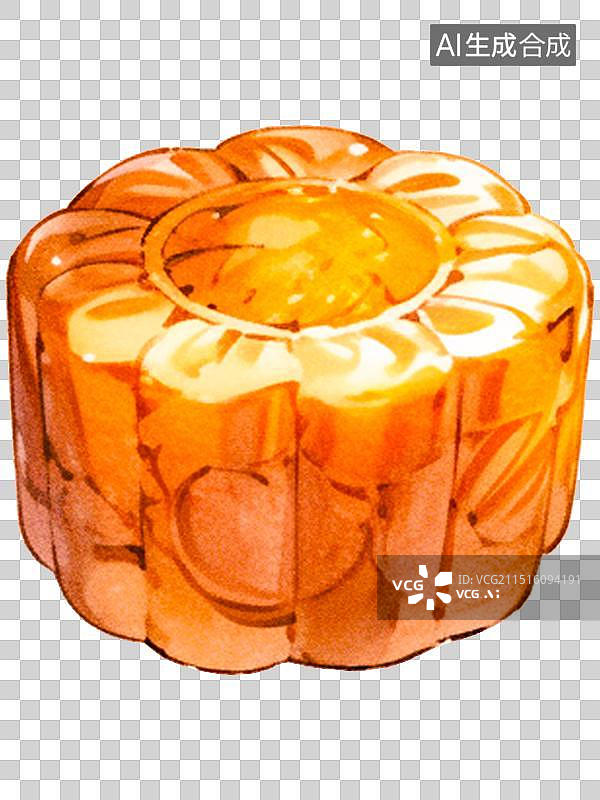 【AI数字艺术】中秋节传统美食，冰皮月饼，水晶月饼图片素材