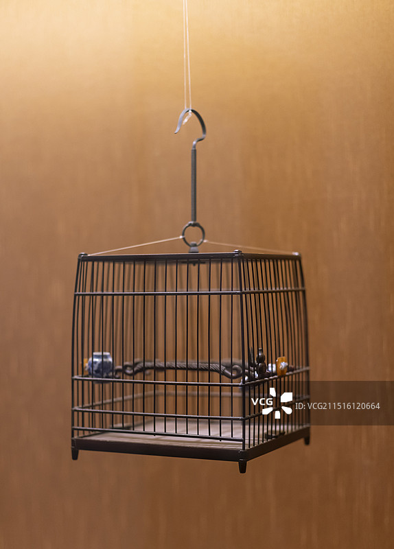 紫檀镶金丝鸟笼 二十世纪上半叶  苏州博物馆本馆图片素材