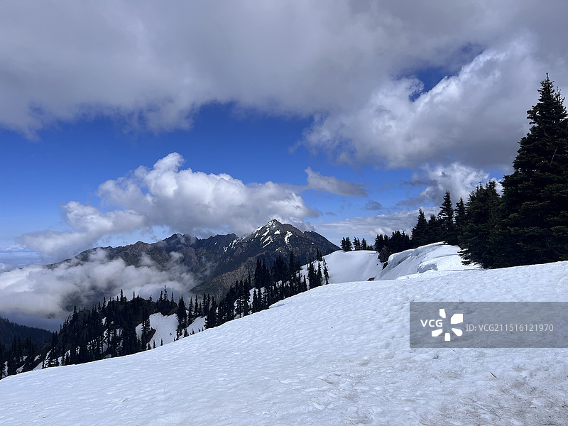 奥林匹斯山 雪山图片素材