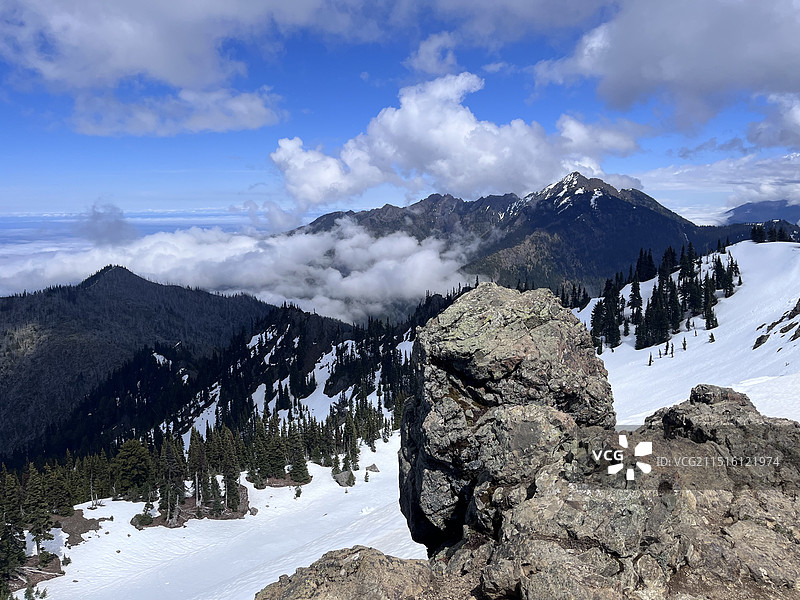 奥林匹斯山 雪山图片素材