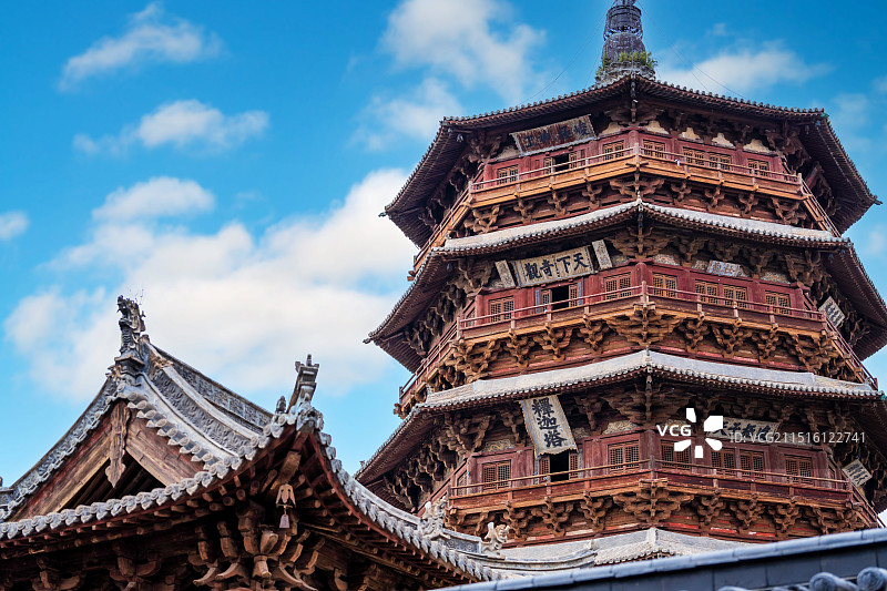 山西 朔州 应县木塔 黑神话 悟空图片素材