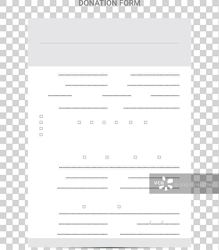 签署器官捐赠声明图片素材