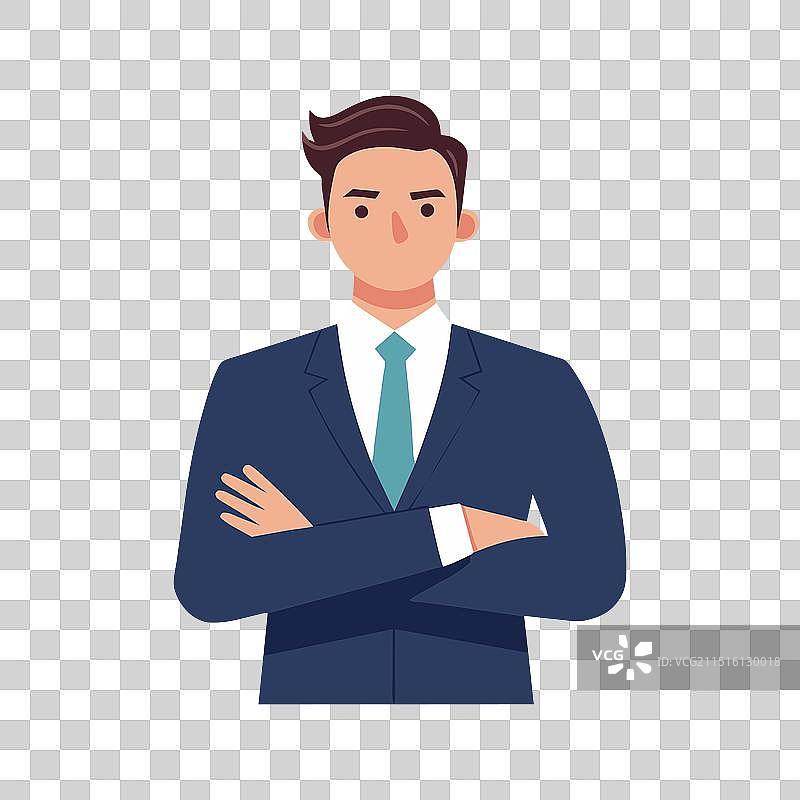 事业成功的职业商务男人图片素材