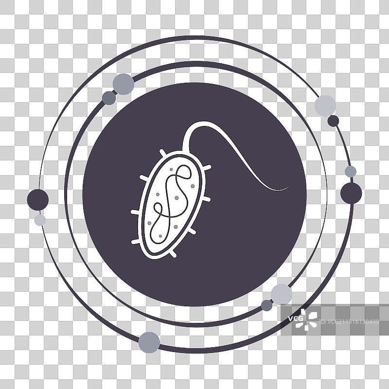 生物学原核细菌图标图片素材