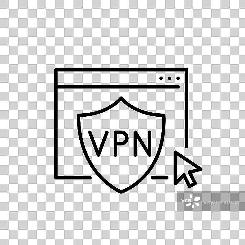 盾牌VPN技术网络访问用户图片素材