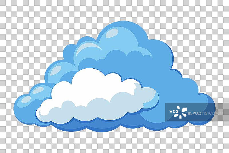 3D形状的积云图片素材