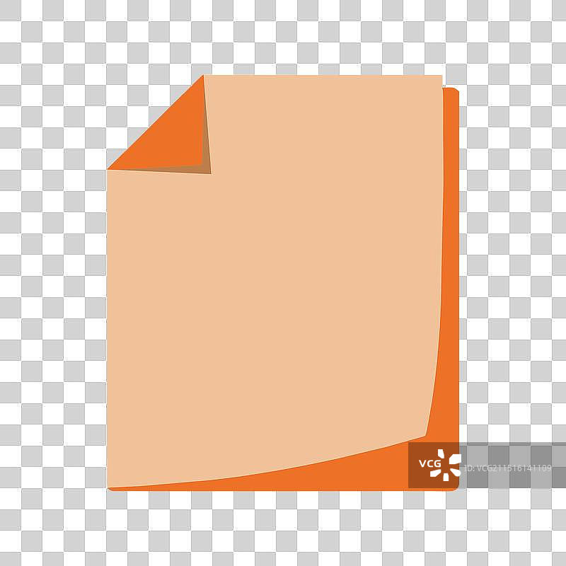 扁平风的独立纸张图片素材