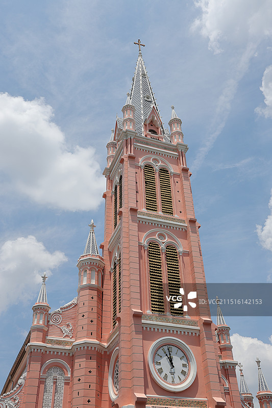 胡志明粉红教堂图片素材