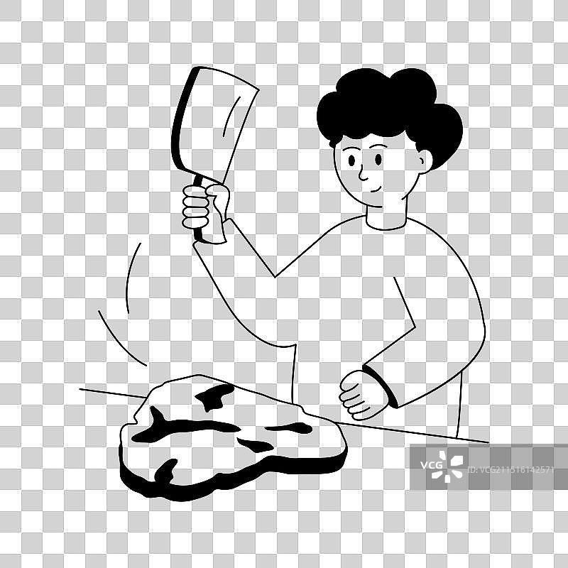 肉店图片素材