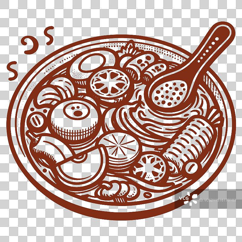 复古色彩包装牛皮纸图片素材