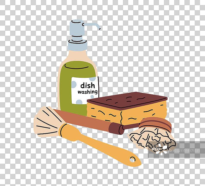 洗碗清洁用品天然洗涤剂图片素材