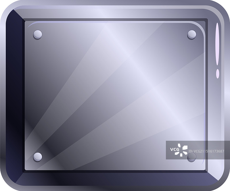 铆钉固定的方形金属板图片素材