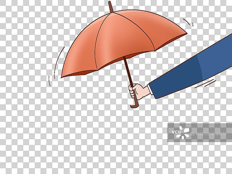 撑伞的手图片素材