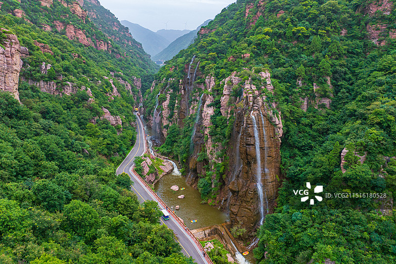 三门峡渑池仙门山景区风光图片素材
