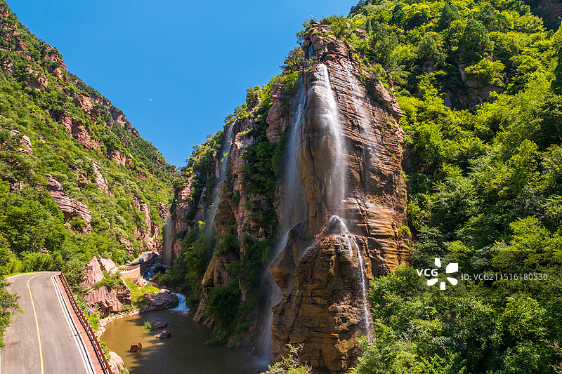 三门峡渑池仙门山景区风光图片素材