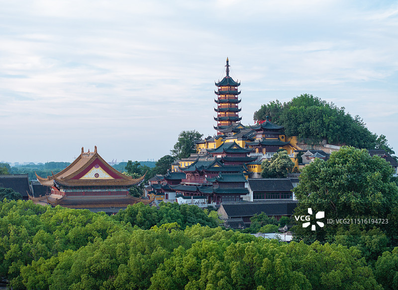 江苏镇江金山寺图片素材