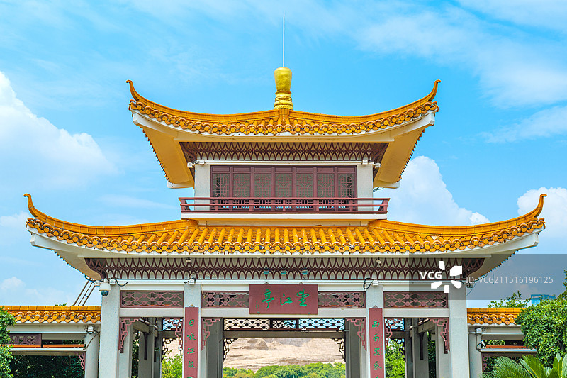 湖南省长沙市橘子洲头望江亭图片素材
