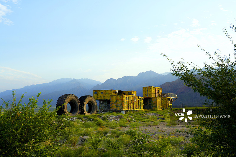 银川贺兰山T958主题创意休闲区图片素材