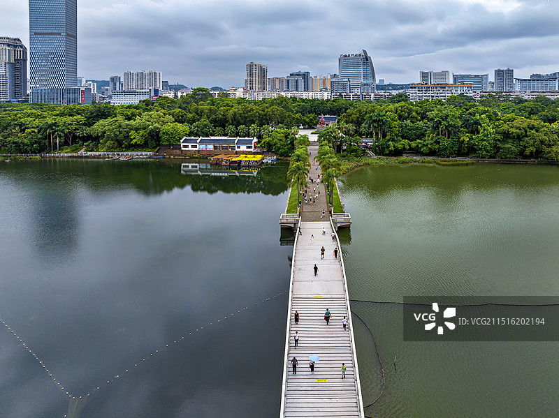 广西南宁市青秀区南湖图片素材