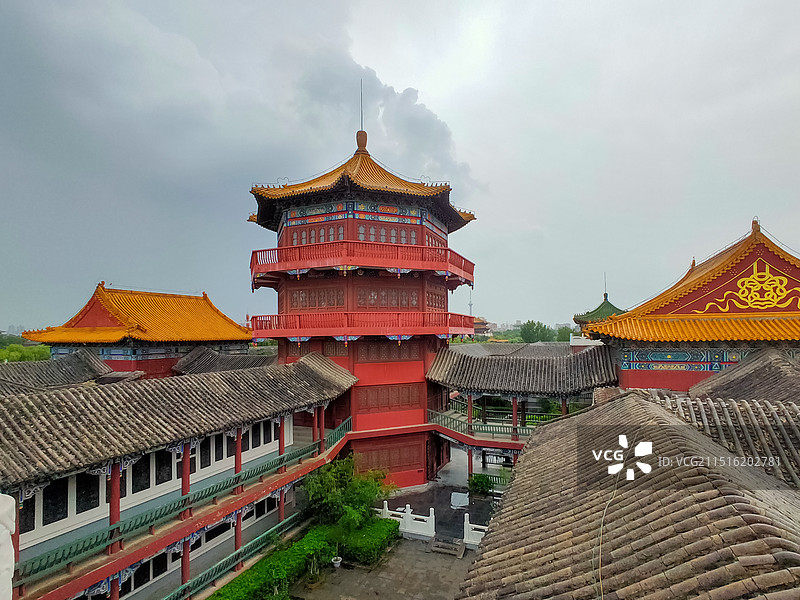 河南开封，中国翰园碑林景区图片素材