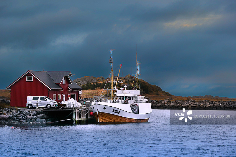 挪威峡湾图片素材