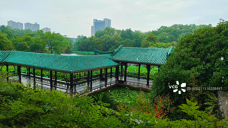 成都宝光桂湖文化旅游区图片素材