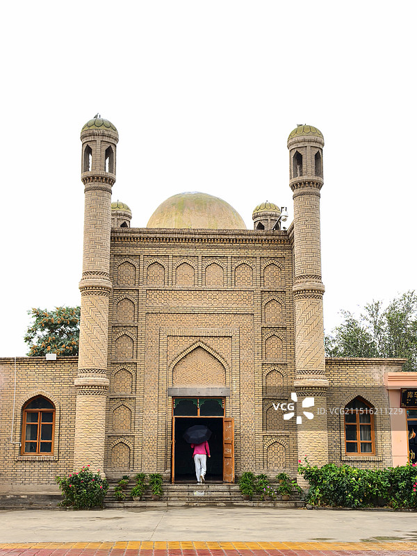 新疆库车王府建筑图片素材