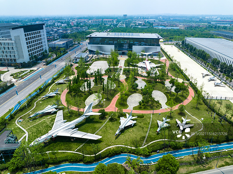 成都彭州航空博览园图片素材
