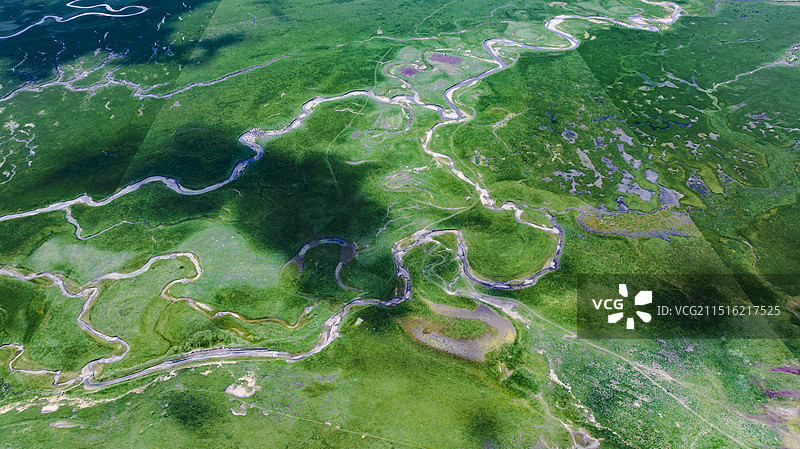 甘南玛曲县阿万仓湿地景区图片素材