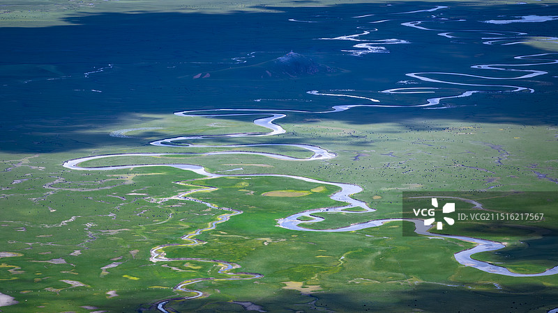 甘南玛曲县阿万仓湿地景区图片素材